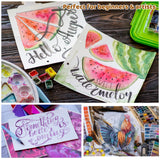 RMSPO 60 Sheets Watercolor Paper,140lb/300gsm Painting Paper Craft Paper for Kids Drawing,Art Room,Homeschool Crafts(5x7 Inch) RMSPO