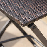 Christopher Knight Home Margarita Outdoor Wicker Bar Set, 5-Pcs Set, Multibrown Christopher Knight Home