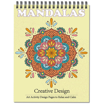 Jadeso Mandala Coloring Book for Adults - 30 Original Mandala Patterns and Designs, Adult Coloring Book Spiral Bound, Coloring Books for Adults Relaxation, Thick Smooth Paper(120gsm)