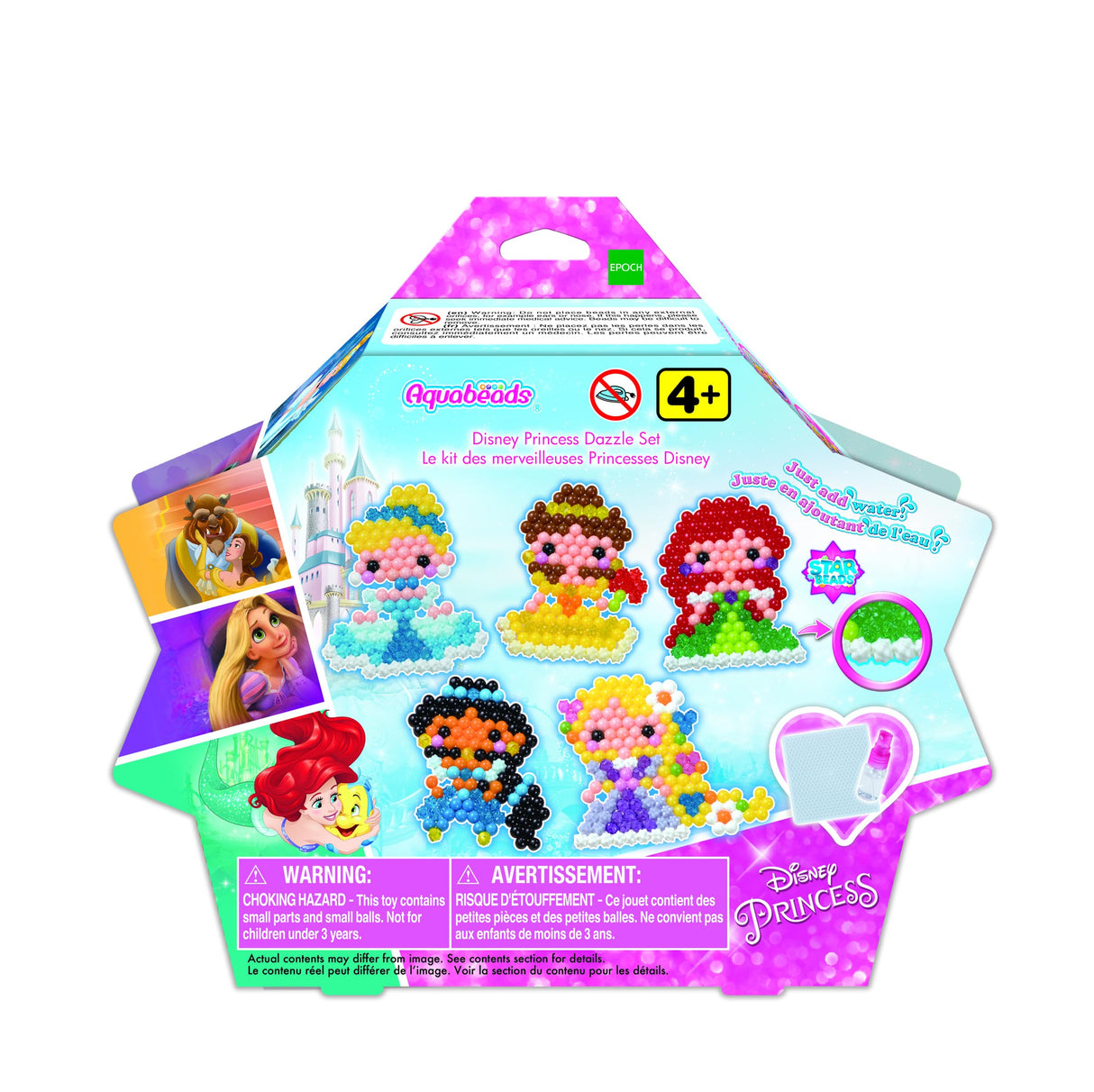 Aquabeads Disney Princess Dazzle - Complete Arts & Crafts Kit for Children - Over 600 Beads to Create Your Favorite Disney Princess Characters! Aquabeads