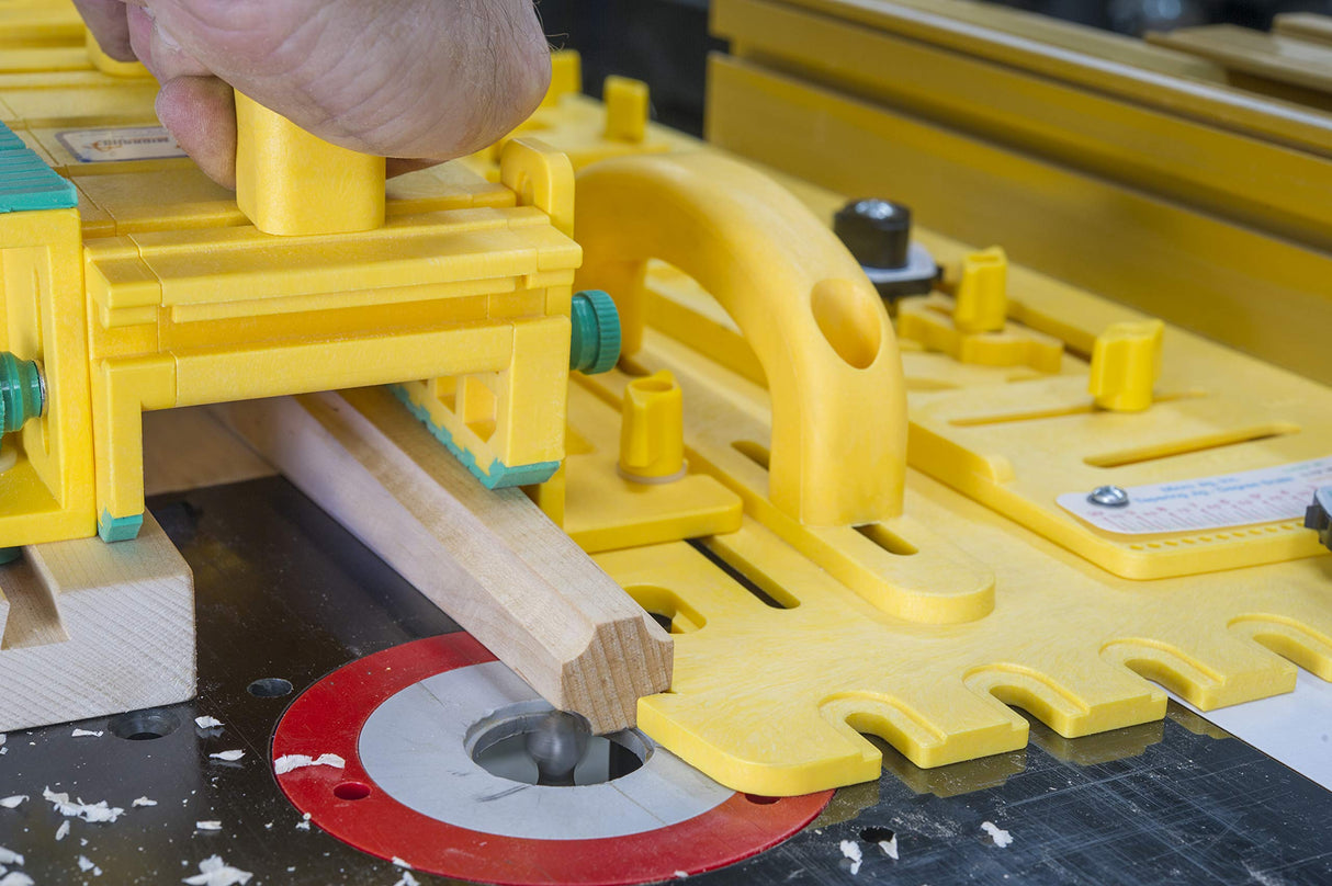 Microjig Grr-ripper Advanced (2-Pack) with MicroDial Tapering Jig | For Table Saws, Router Tables, Jointers, and Band Saws | For DeWalt/Makita/Bosch/Skil/Jet/Powermatic/SawStop and More MICROJIG