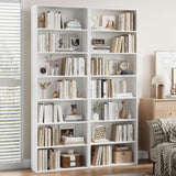 FACBOTALL 82" Tall Bookshelf, 7-Tier Open Shelves Bookcase, Freestanding Display Storage Shelves, Tall Bookcase Home Decor Furniture for Home Office, Living Room, Bedroom, White FACBOTALL
