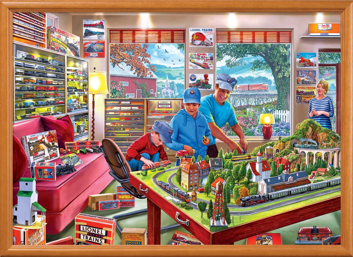 MasterPieces 1000 Piece Jigsaw Puzzle for Adults, Family, Or Youth - The Boy's Playroom - 19.25"x26.75" Masterpieces