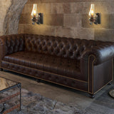 LightInTheBox Rustic Wall Sconce Vintage Farmhouse Wall Light Fixtures Industrial Glass Wall Lamp for Cabin Bedroom Living Room Hallway Fireplace (2PCS) LightInTheBox