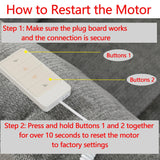 Chenille Power Recliner Chair for Living Room Bedroom|Electric|Remote Control|Side Pockets|Small|Adults (Blue) Anwick