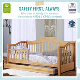 Dream On Me Toddler Day Bed in Natural, Greenguard Gold Certified, 54.5x29x28 Inch (Pack of 1) Dream On Me