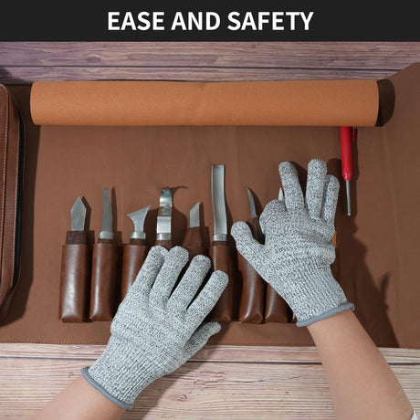 Wood Carving Tools Sets Deluxe Wood Carving Kit Wooden Carving Knife Wood working Carving Knife Tools Set with Large Leather Case For Beginner and Carpenter Experts SEYHAKI