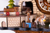 Cuckoo Palace Cuckoo Clock Deer Park Mill Station Chalet-Style 33cm Quartz-Movement Cuckoo Palace