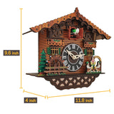 JOONIEHOUSE Traditional Black Forest Cuckoo Clock, Newly Wood Coo Coo Clock Decorative Wall Clock with Pendulum and Chiming Function - Perfect Wall Clocks for Home Livingroom Decor JOONIEHOUSE