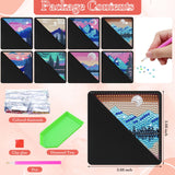 ZYNERY 8 Pcs Diamond Painting Bookmark Kits, Diamond Art Bookmarks for Adults, 5d Diamond Painting Corner Bookmark, Diamond Painting Kits for Beginners, DIY Bookmarks for Birthday, Christmas Gift ZYNERY