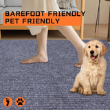 MINYUGUT Front Door Mat, Pee Pads for Dogs, 47” x 51” Indoor Outdoor Heavy Duty Doormat, Non-Slip Office Chair Mat, Rubber Backing Low Profile Commercial Door Mats, Waterproof Floor Mat for Entry MINYUGUT