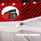 Christmas Pillow Covers 18x18 Set of 4 Winter Throw Pillow Covers Holiday Buffalo Plaid Pillow Covers Merry Christmas Pillows for Couch Sofa Home Decor Xmas Cushion Covers Indoor Decor Thicker Melonva