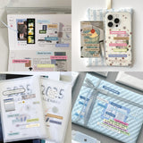 PRSTINCOL 2346PCS Quote Stickers,48 Sheets Scrapbook Supplies Kit Word Stickers for Journaling, Card Making, Vision Board Supplies for Adults Crafting PRSTINCOL