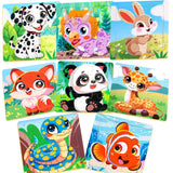 Puzzles for Toddlers 2-4, 9 Piece Animal Wooden Jigsaw Puzzles for Kids Ages 4-6 Year Old, Children Learning Educational Puzzles Toys for Boys and Girls (8 Packs) VOMYOZB