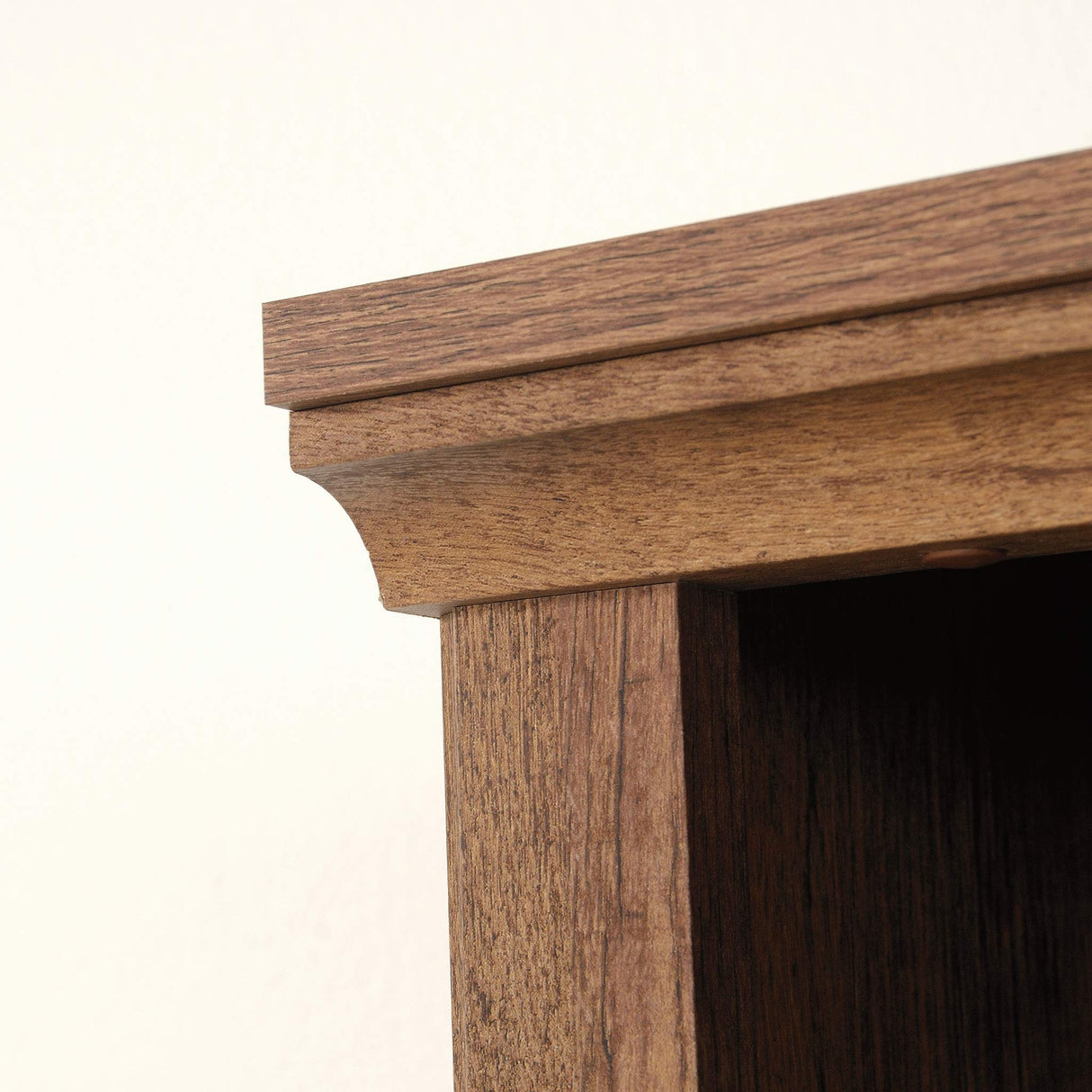 Sauder Select Book Shelf, Bookshelf with Storage, Library Bookcase with Doors and Adjustable Shelves, in Vintage Oak Sauder