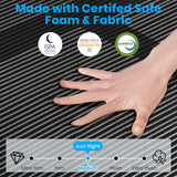 Full Mattress, 10 Inch Gel Memory Foam Full Size Mattress in a Box with Breathable Washable Removable Cover, Fiberglass Free, Pressure Relief,Medium Firm Mattresses, Made in USA, CertiPUR-US Certified 6V-Sermmoo