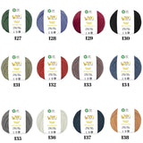 Babysoft Cotton Yarn, Yarn E-verse, 100% Organic Cotton, Soft & Hypoallergenic, Ideal for Baby Knitting, Crocheting, Amigurumi & DIY Projects, Organic Textile Certified, 50g (1, 115 White) yarn e-verse