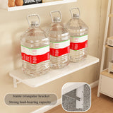 KTVVKTVV Wall Mounted Folding Table,Floating Desk for Wall,Folding Wall desks for Small Spaces,Hanging Desk for Home Office Computer Workstation,Study Work Bench, Kitchen Dining (White, 31.5"×19.6") KTVVKTVV