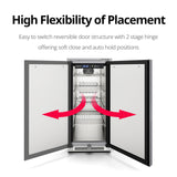 Frostronics 15 Inch 100 Cans Outdoor Beverage Refrigerator, 3.5 cu. ft. Built-in Beverage Cooler with Easy-Swap Reversible Door, 26°F Outdoor Beverage Fridge, SUS304, Lockable, ETL & NSF7 Certified Frostronics