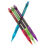 June Gold 72 Mechanical Pencils, 0.7 mm HB Lead, 2 Lead Dispensers with 220 Refills & 16 Erasers, Break Resistant, Convenient Side Click & Soft Non-Slip Grip June Gold