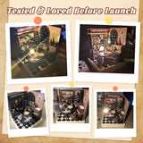 Flever Dollhouse Miniature DIY House Kit Creative Room with Furniture for Romantic Artwork Gift (Moon Magic) Flever