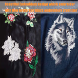 New brothread Black Cut Away Machine Embroidery Stabilizer Backing 12" x 25Yd roll - Medium Weight 2.5 oz - 2 Options - 3 Options - Tear Away/Cut Away/No Show Mesh New brothread