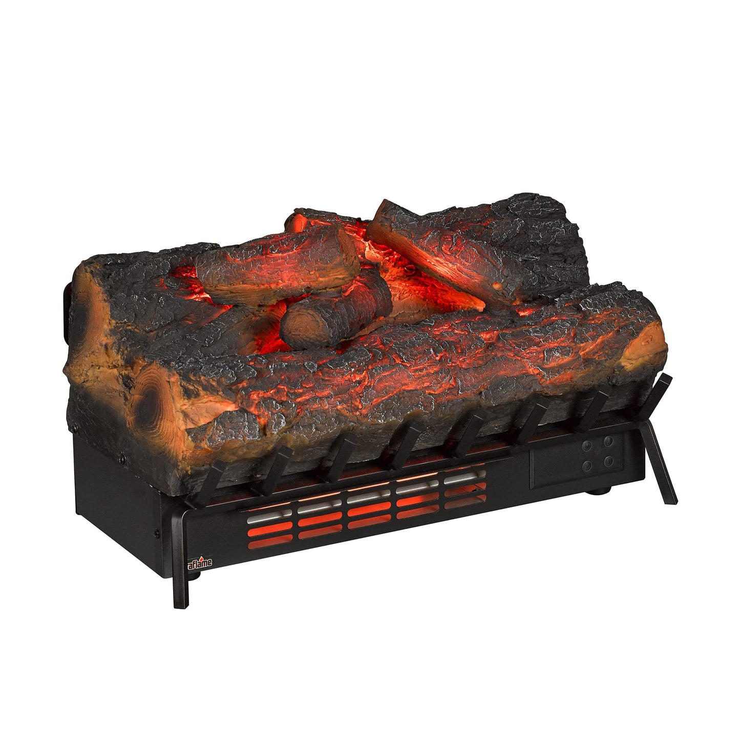 duraflame Electric Log Set 1,000 Sq Ft Heater, Faux Logs Insert with Infrared Flames for Existing Fireplaces, Remote Control Included