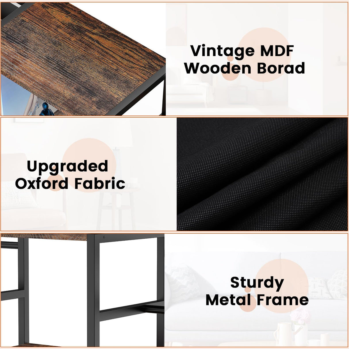 sugitek Record Player Stand,Vinyl Storage with 6-Tier Up to 280 Albums CDs, Record Holder Display Shelf for Living Room,Bedroom,Record Cabinet for Media Stereo Audio（Black） sugitek