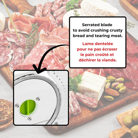 Starfrit Deli Slicer, 11" x 11.8" x 7.9", Green Starfrit