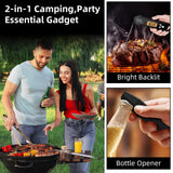 Meat Thermometer, Waterproof Food Thermometer with Backlight & Calibration for Kitchen, Outdoor Grilling and BBQ SHOBES