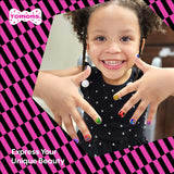 Tomons Nail Polish Set Non Toxic Kids Nail Polish Kit for Kids Ages 7-12, Birthday Gifts for 6 7 8 9 10 11 12 Year Girl, Glitter, Sequins, Stickers, Nail Art Kit Tools- 8 Colors Tomons
