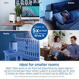 Clorox Air Purifiers for Bedroom Home, True HEPA Filter, Small Rooms Up to 200 Sq Ft, Removes 99.9% of Mold, Viruses, Wildfire Smoke, Allergens, Pet Allergies, Dust, AUTO Mode, Whisper Quiet Clorox Home Appliances