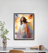 SKRYUIE Paint by Numbers Kit for Adults Beginner Jesus, Acrylic Christ Oil Painting by Numbers Kits with PaintBrushes Paintwork Art Canvas Crafts for Home Decor 16x20 inch / 40x50 cm SKRYUIE