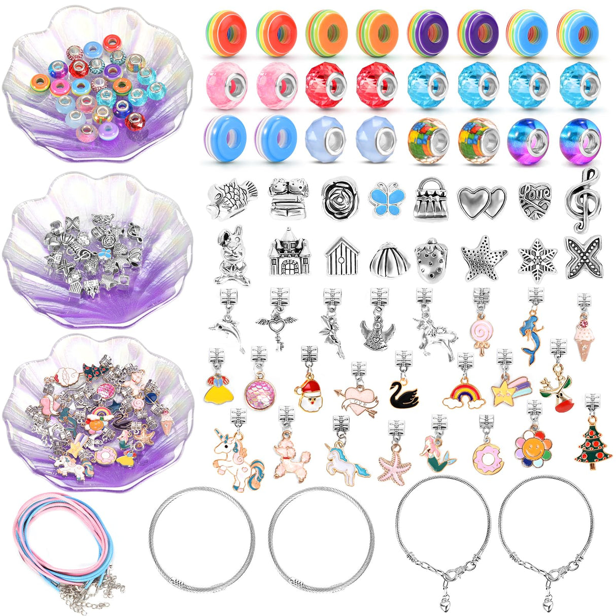 ZOOI Bracelet Making Kit, Arts and Crafts for Kids Girls Ages 8-12, Jewelry Making Kit, Gifts for 10-12 Year Old Girls, 9 Year Old Girl Gifts, Art Supplies for Kids 9-12 Gift for Teenage Girl ZOOI