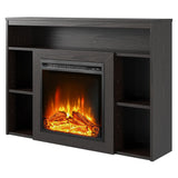 Ameriwood Home Alwick Mantel with Electric Fireplace, Espresso Ameriwood Home
