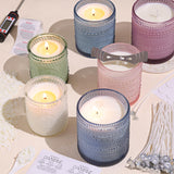 DARJEN 5LB Soy Wax Candle Making Kit Supplies for Lovers - Natural Candle Wax for DIY Candle Making Including Soy Wax Flakes, Cotton Candle Wicks, Wick Stickers, Centering Devices & Sticky Labels DARJEN