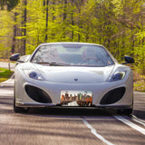 14 Pack Sublimation License Plate Blanks, Thickness 0.65mm Metal Automotive Sublimation License Plates Tag for Custom Design Work (White) HYHOSHI