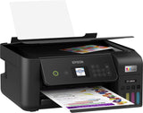 Epson EcoTank ET-2800 Wireless Color All-in-One Inkjet Printer, Print & Copy & Scan, 1200x2400 dpi, 1.44" Color LCD Display, Cartridge-Free, Photo Printing, Bundle with Printer Cable Epson