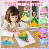 Poke in Fun Princesses Craft Kits for Kids 4-8: Gifts for 5 6 7 8 9 Year Old Girls,Arts and Crafts for Kids Ages 4-6, Fashion Princess Dress-up Toys Creative Activity Birthday Gifts for Girls & Boys KLAPTOR