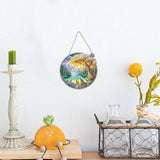 RYMILIE Diamond Art Painting Pendant Kits 5D Diamond Art Painting Art Hanging Kit Mountain Scenery DIY Diamond Crystal Window Pendant Kit for Adults Gift Wall Home Decoration RYMILIE