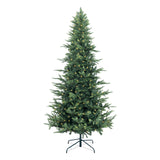 Naomi Home 9ft Nordic Christmas Tree with Lights, Realistic Charming Christmas Tree Prelit with 2106 Branch Tips, 1100 Warm Lights and Metal Stand, Aritificial Christmas Tree Naomi Home