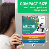 Air Fryer Cheat Sheet Magnets Cooking Guide Booklet - Air Fryer Cookbooks - Air Fryer Liners - Air Fryers Kitchen Gifts Gadgets 2024 - Air Fryer Accessories - Air Fryer Cooking Guide Airfryer Liners Momo & Nashi