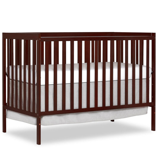 Dream On Me Synergy 5-In-1 Convertible Crib In Espresso, Greenguard Gold Certified