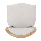 Christopher Knight Home Phinnaeus Polyester Beige Fabric Dining Chair (Set of 2), 2-Pcs Set Christopher Knight Home