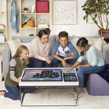 LAVIEVERT Jigsaw Puzzle Board with 6 Sorting Trays, Lightweight Portable Felt Puzzle Mat Puzzle Storage Puzzle Saver for Up to 1000 Pieces - Black LAVIEVERT