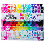 Tulip One-Step Tie-Dye Kit Party Supplies, 18 Bottles Tie Dye, Rainbow, 1 Count (Pack of 1) Tulip