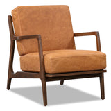 POLY & BARK Verity Lounge Chair, Cognac Tan POLY & BARK