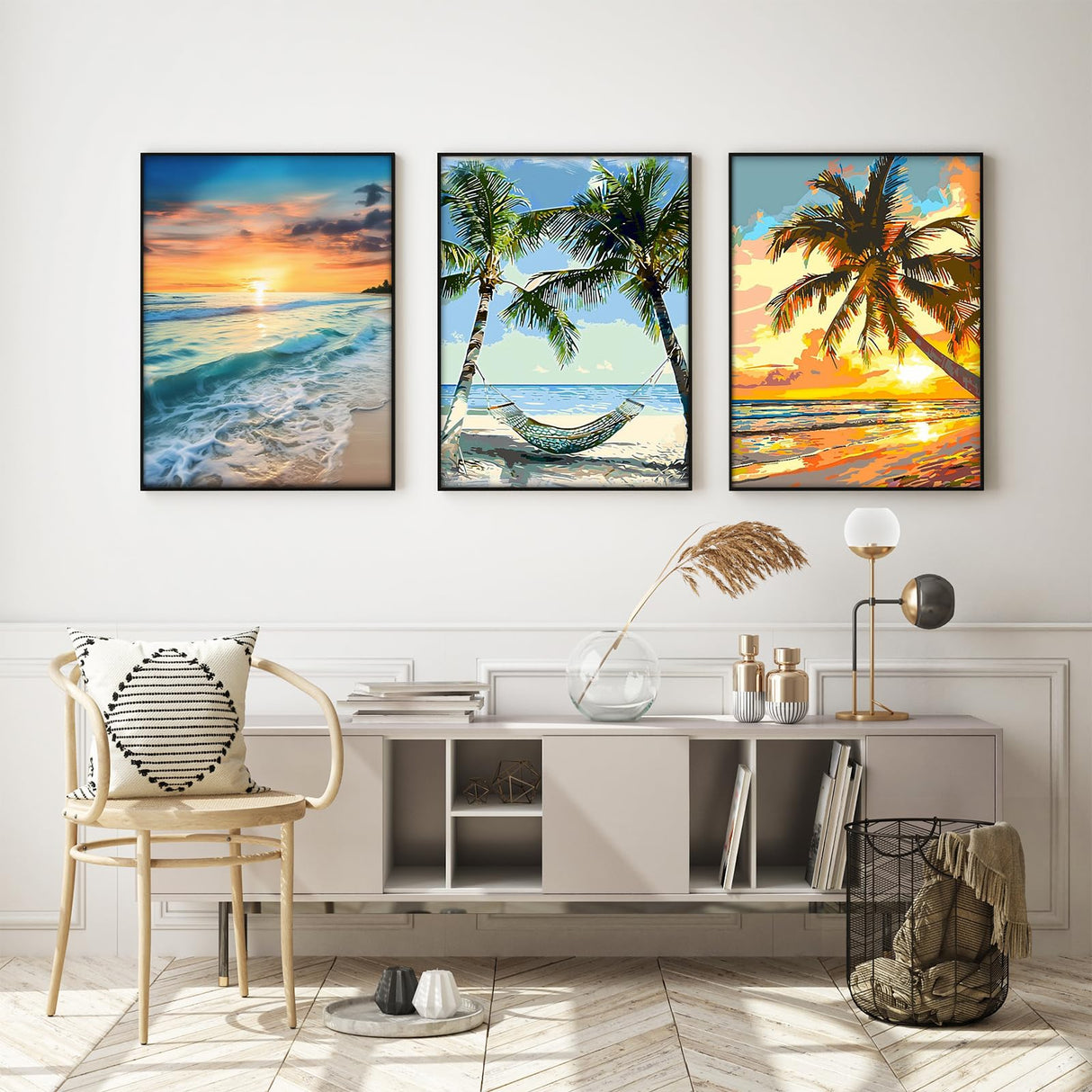 6 Pack Diamond Painting Kits for Adults, Beach Sea Turtle Diamond Art Kits for Beginners, DIY Full Drill 5D Paint with Diamond Kits for Home Wall Decor 12 X 16 inch Ninonly