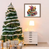 Wooden Puzzles for Adults - Unique Shaped Wooden Puzzles for Adults and Kids - Jeweled Dragon Wooden Jigsaw Puzzles - Dragon Wooden Puzzle Easter Creative Birthday Gifts - Puzzle Toys - 240pcs DOCRAGI