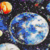 CEOVR Universe Planets Diamond Art Kits for Adults, 5D DIY Full Drill Space Stars Diamond Painting Dots Crystal Gem Art, Adult Crafts Kits Arts and Crafts, Wall Decor for Home Office 12x16inch CEOVR